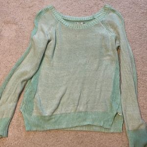Light green sweater